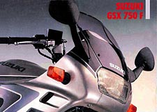 1989 GSX750F sales brochure